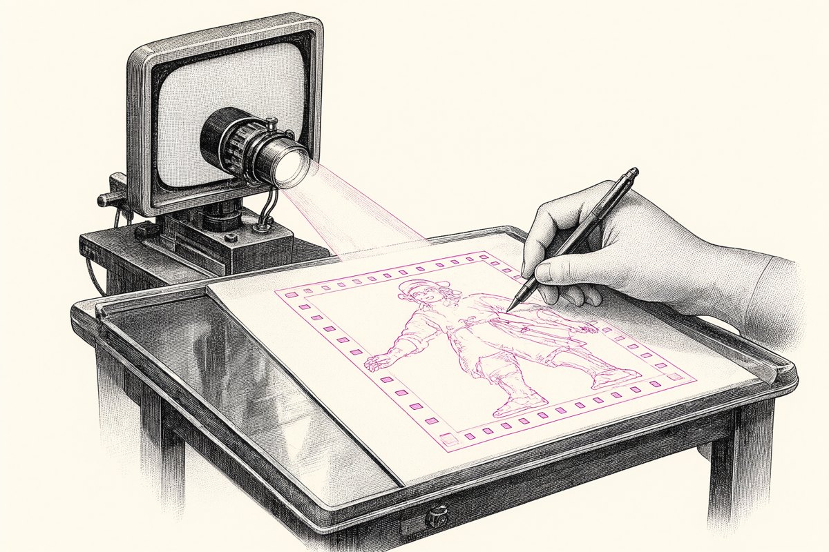 Rotoscoping began as tracing projected frames by hand. A century later, hair is still the hard part.