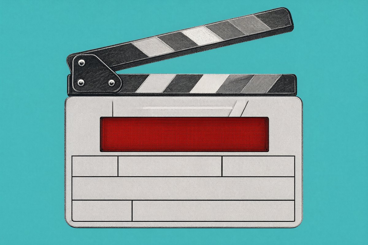 A timecode slate: the box-based sync small crews can now skip.